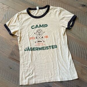 RARE Camp Jagermeister RInger Tee Shirt JAGER Mohonk Mountain House Women's S/M